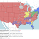 Illustration for article titled Which TV Markets Getting Screwed Today? Your Week 17 NFL Viewing Maps